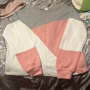 Colorblock Long Sleeve Sweater